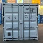 Conteneur maritime blanc de 20 pieds – Neuf